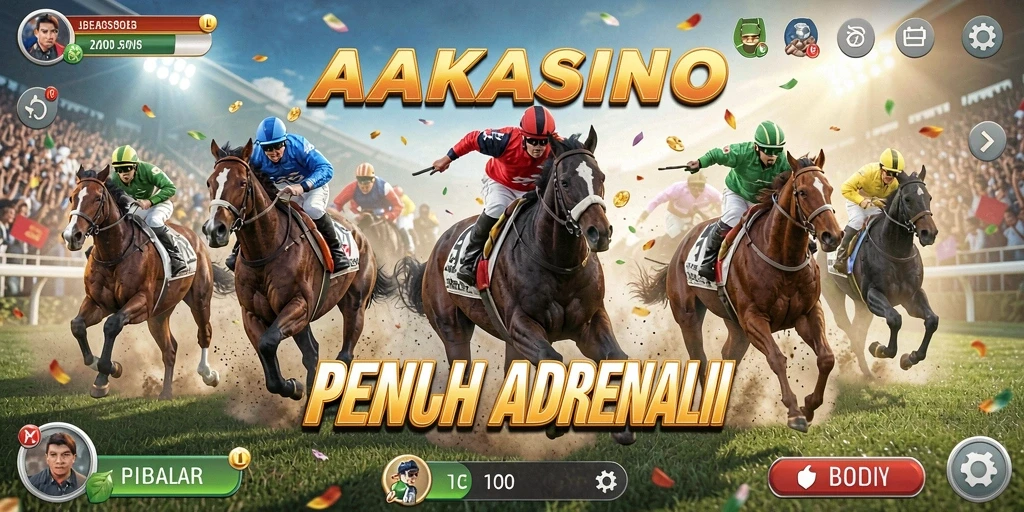 Gameplay AAKASINO menampilkan balapan mendebarkan dengan berbagai jenis mobil.