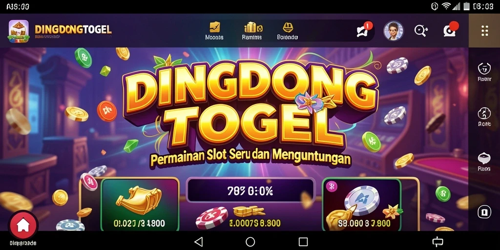 Tampilan gameplay DINGDONGTOGEL yang menakjubkan dan mengasyikkan.