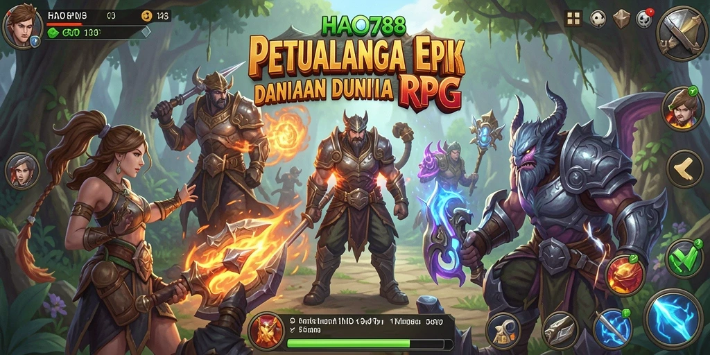 Tampilan gameplay menakjubkan dari HAO788 yang penuh aksi dan petualangan.
