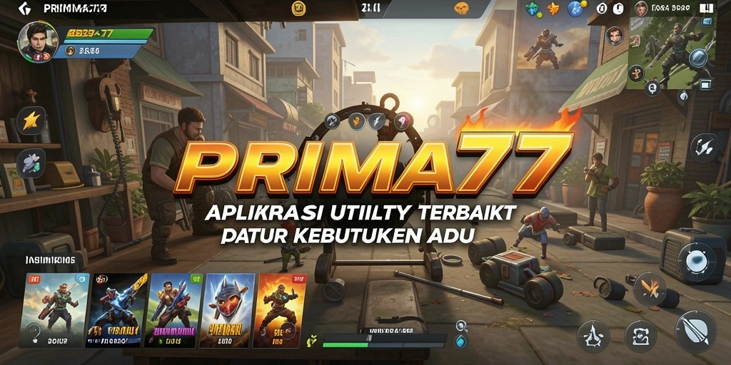 Tampilan antarmuka PRIMA77 yang intuitif dan mudah dipahami.