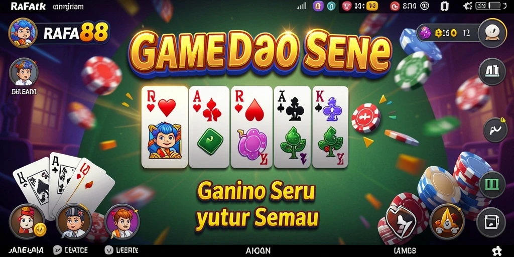 Gameplay seru RAFA88 menampilkan momen-momen menegangkan dalam permainan Domino.