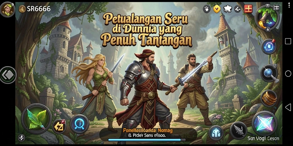 Tampilan gameplay SR6666 yang memikat dalam dunia petualangan.